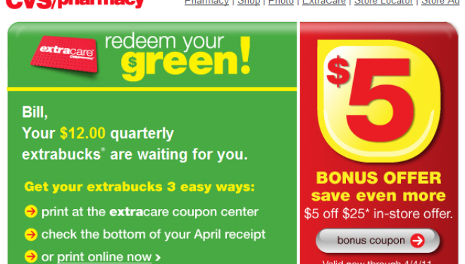 Twelve Bucks – CVS ExtraCare Twelve Bucks – CVS ExtraCare