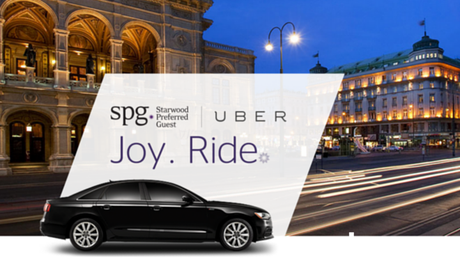 Starwood and Uber partner up for a loyalty ride Starwood and Uber partner up for a loyalty ride